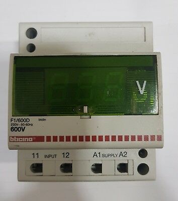 Bticino Voltímetro digital 230V - 50-60Hz