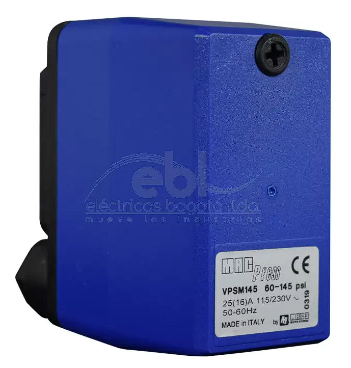 MAC 3 Presostato 115 / 230VAC (single phase) or 230VAC (three-phases Ref. 92217) (depend of reference) IP44