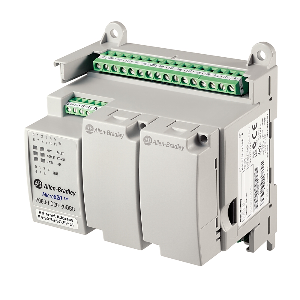 Micro820 20 I/O ENet/IP Controller