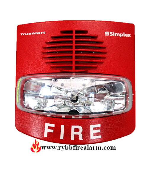Simplex 49AV-WRF Wall Red Horn Strobe
