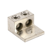 Penn Union mechanical lug, box type, aluminum-tin plated, 600V, 2 openings, (1) 14-2/0 AWG stranded copper or (1) 8-2/0 AWG stranded aluminum, AL9CU.
