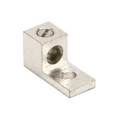 [LA-0-1] Penn Union mechanical lug, box type, aluminum-tin plated, 600V, 1 openings, (1) 14-1/0 AWG stranded copper, (2) 14-4 AWG stranded copper, (1) 12-1/0 AWG stranded aluminum or (2) 12-4 AWG stranded aluminum, AL9CU.