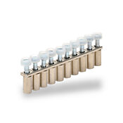 [KN-10J12] Konnect-It terminal block jumper, screw-down type, 10-pole, 24A, 750V. Package of 5. For use with KN-T12 or KN-D12 series block.