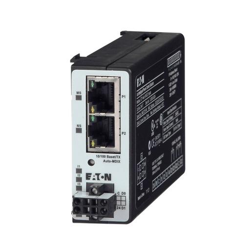 [C441T] Eaton control product ethernet communication adapter, ETHERNET COMM ADP FOR MI APPLICATION WITH 24VDC I/O