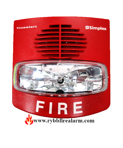 [49AV-WRF] Simplex 49AV-WRF Wall Red Horn Strobe