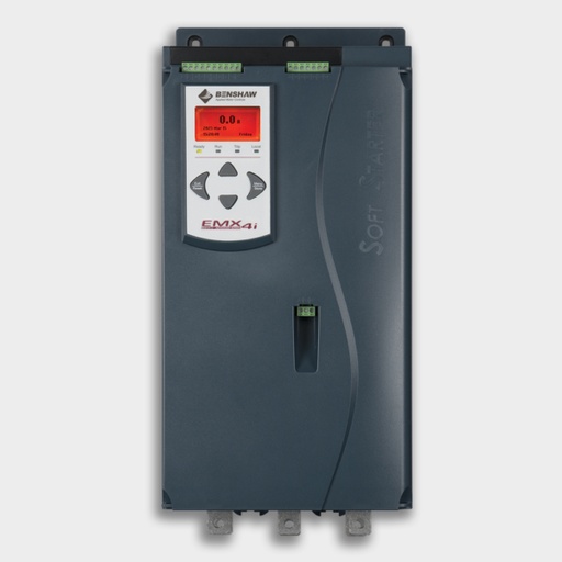 [EMX4i-0250B-V5-C1-H] EMX4i-0250B-V5-C1-H Serie: EMX4 Corriente de trabajo: 250A Potencia 208 - 230VAC: 100Hp Potencia 460VAC: 200Hp Dimensiones Display: H 495 x W 216 x D 245mm