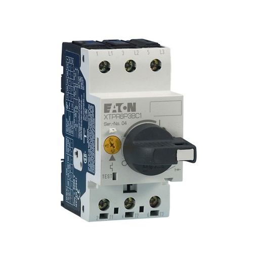 [PKZM0-2.5] Eaton IEC motor control Manual Motor Protector, 2.5A, 45 mm Frame size, Class 10 trip type, Rotary type