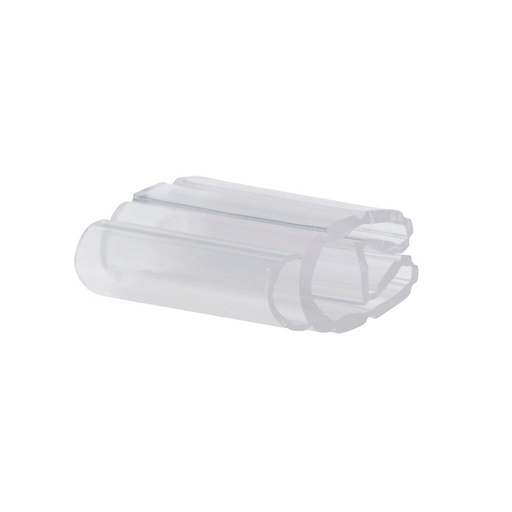 [DN-WM-3] DINnector wire tag holder, clear, accepts wire size 14-5 AWG, 12mm length. Package of 100. For use with DN-WMTAG1 wire tags.