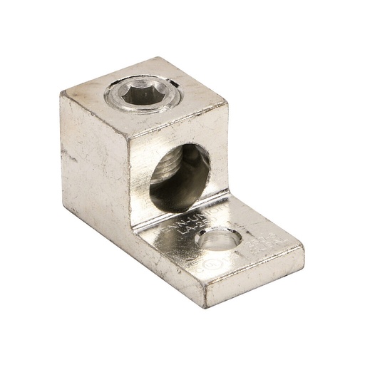 [LA-250-1] Penn-Union mechanical lug, box type, tin-plated aluminum, 600V, 1 openings, (1) 6 AWG stranded copper or aluminum-250 MCM copper or aluminum, AL9CU.