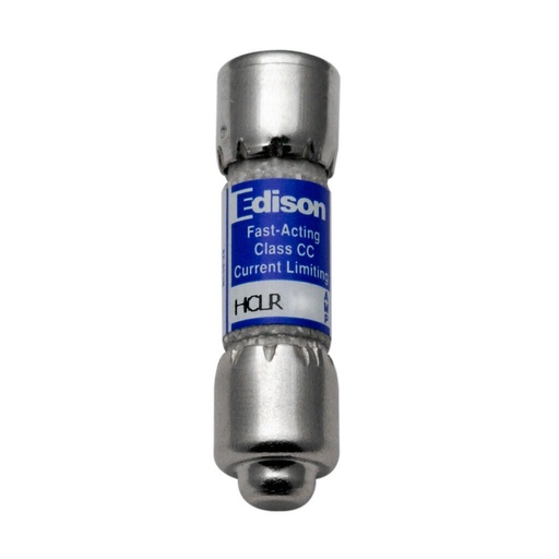 [HCLR12] Edison fuse, HCLR series, Class CC, current-limiting, fast-acting, 12A, 600 VAC, ferrule. Package of 10. Feeder/branch protection applications.