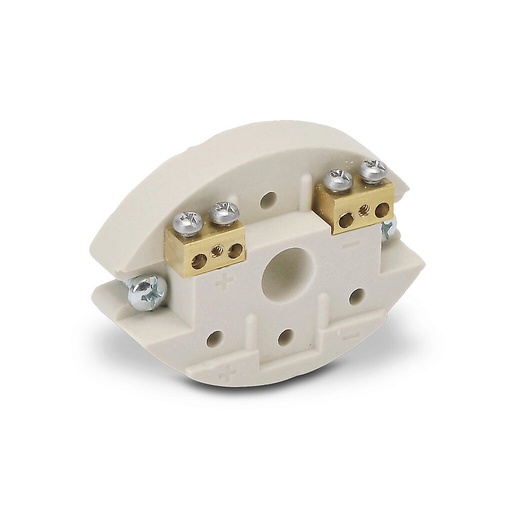 [CHTB-2] ProSense terminal base, (2) brass terminals with stainless steel screws, ceramic. For use with ProSense temperature probe connection heads.
